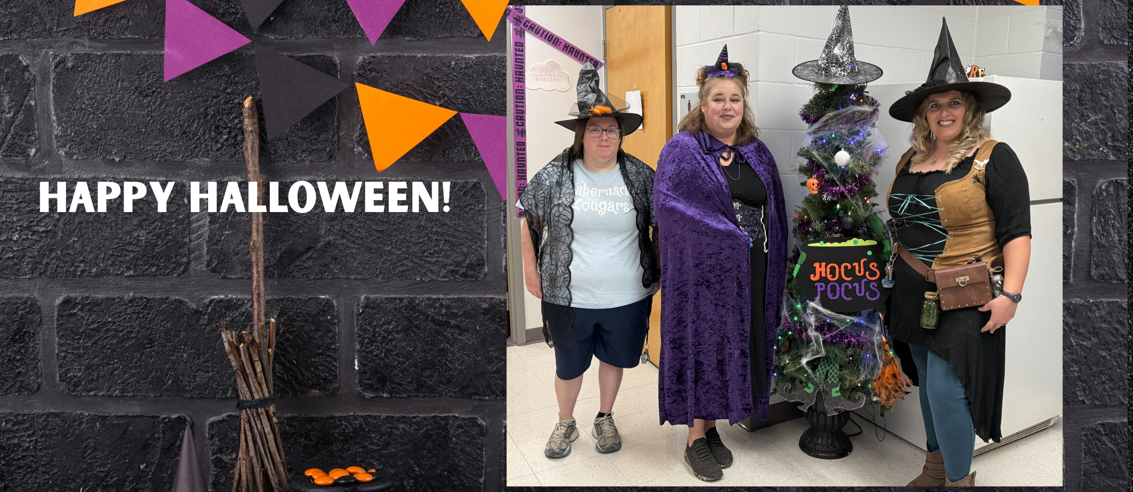 Happy Halloween from our custodians!