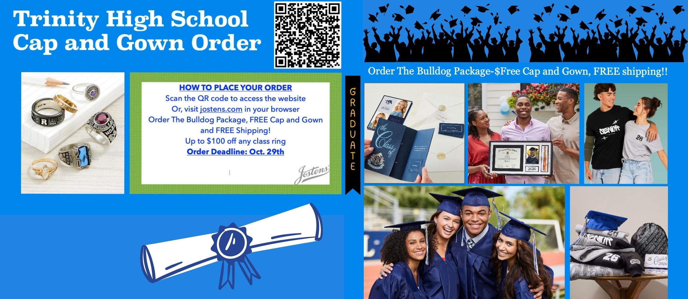 Cap and gown information