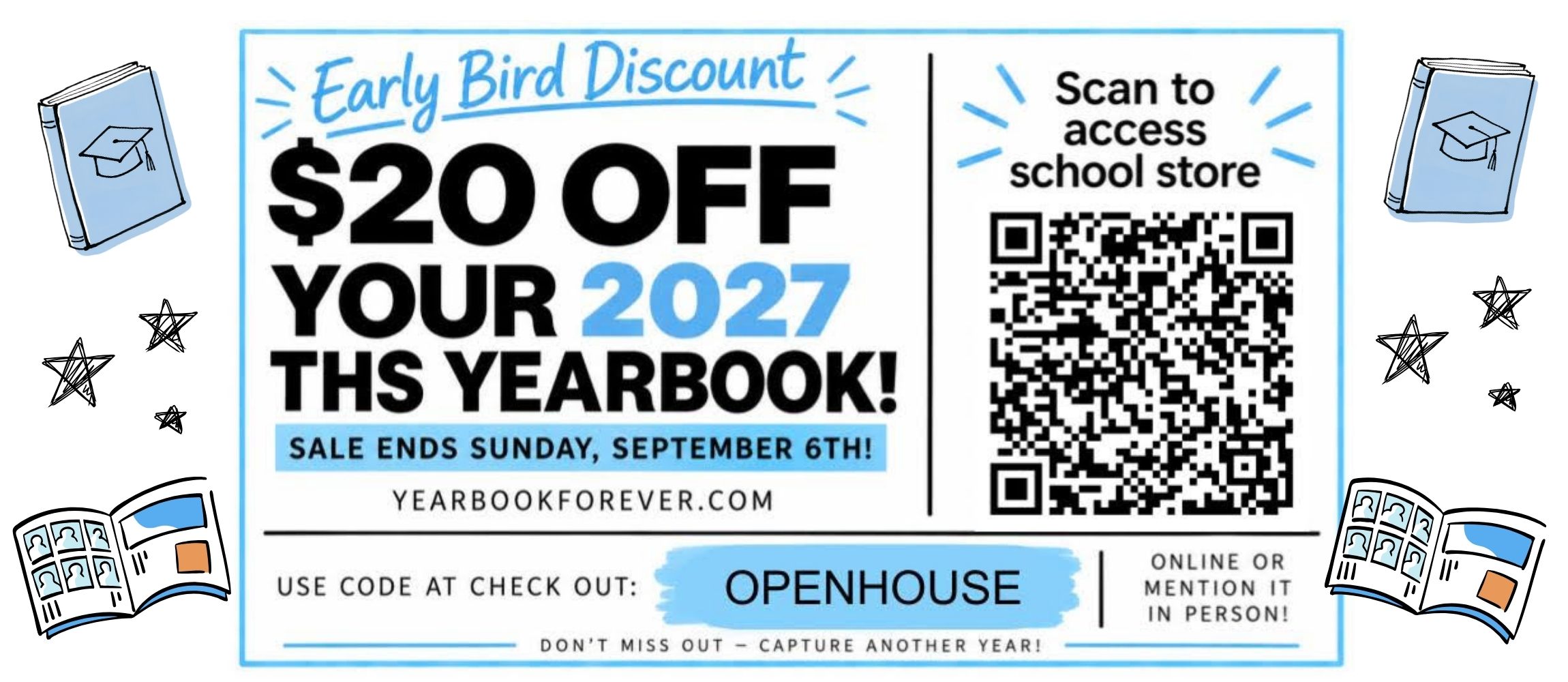 Early Bird Yearbook Discount