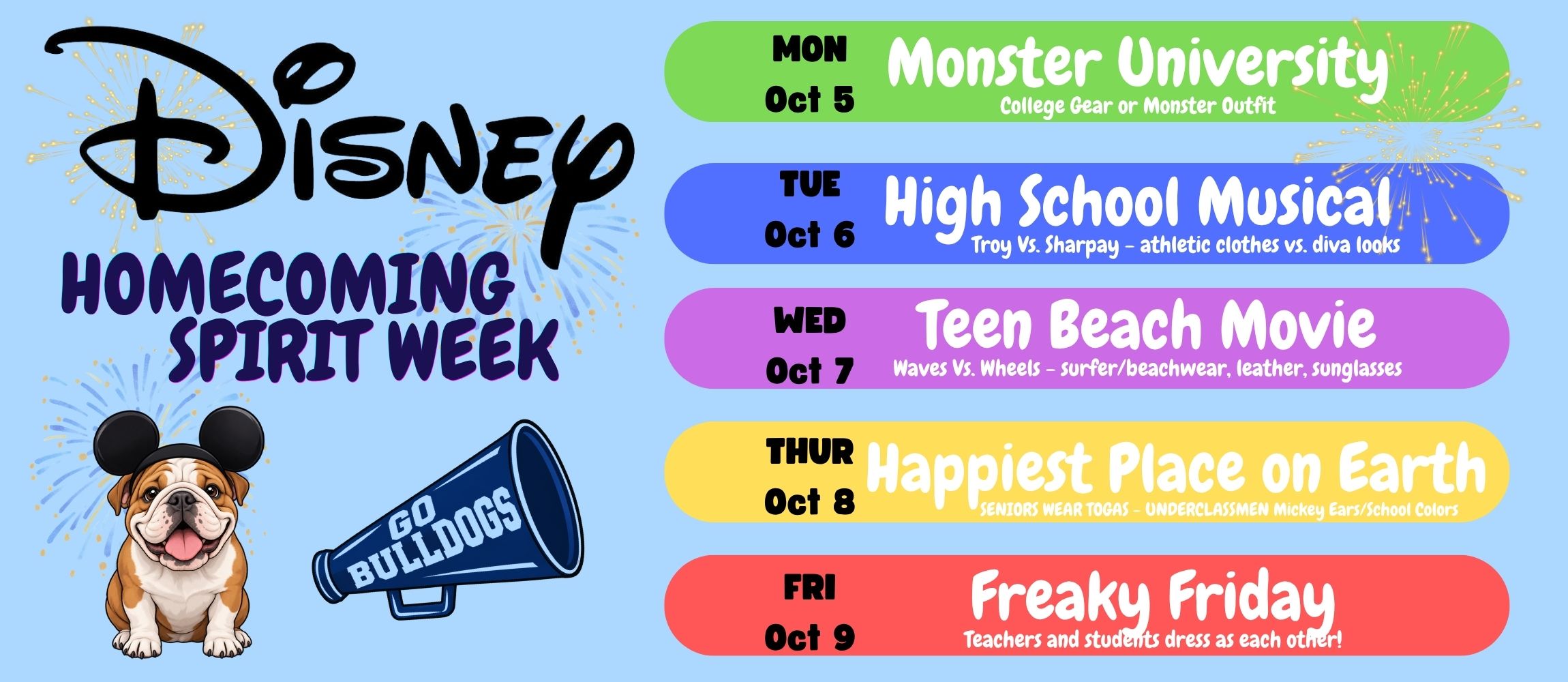 homecoming spirit week