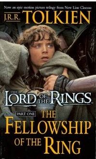 Lord of the Rings: Fellowship  of the Ring Book Cover