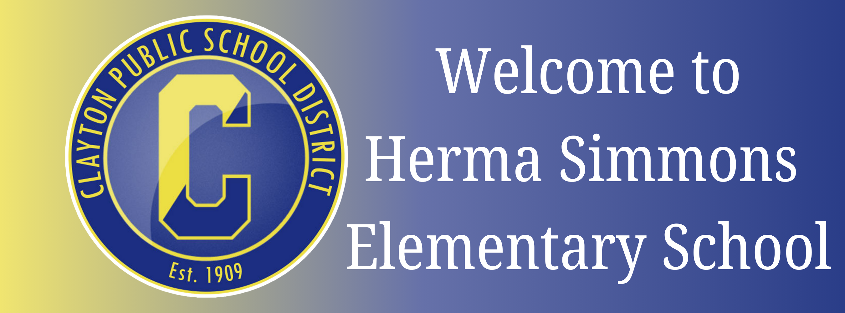 Welcome to Herma Simmons Elementary  School and logo 