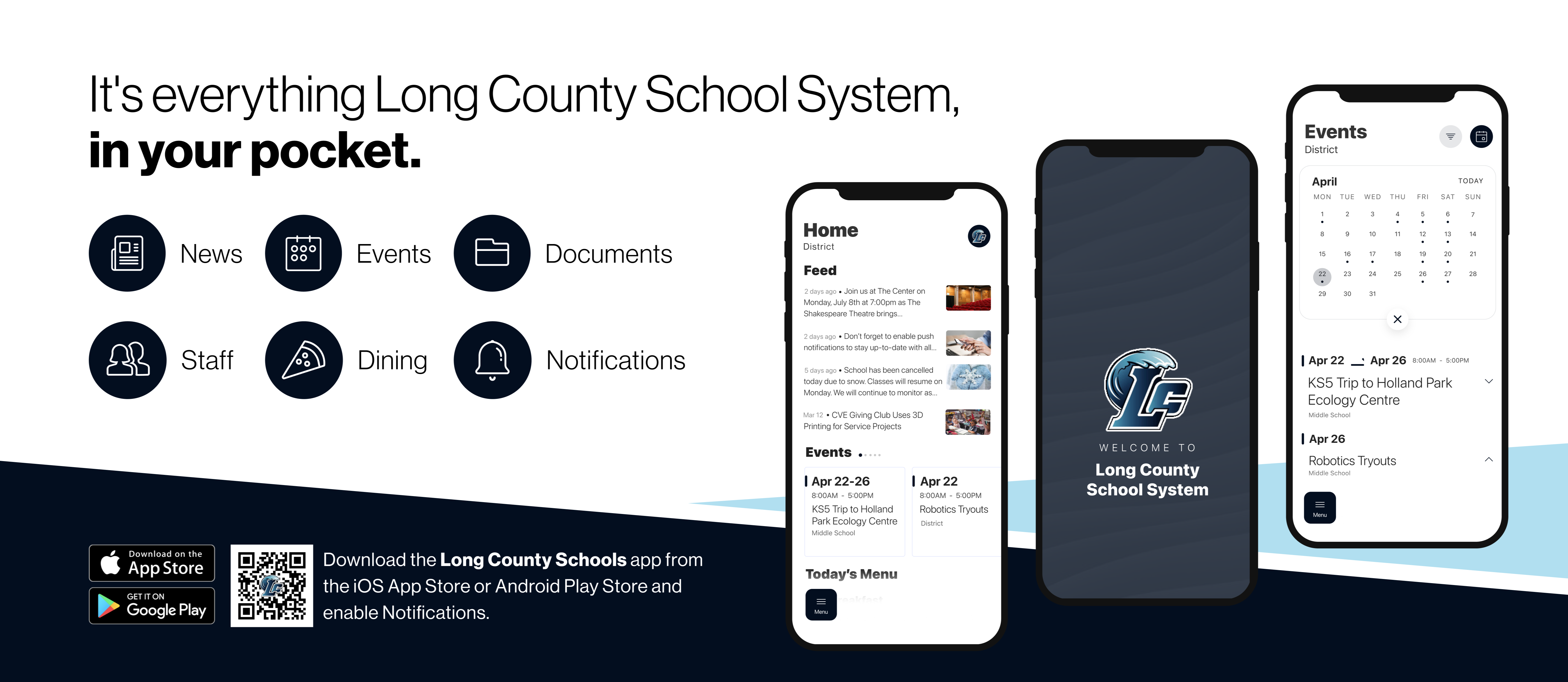 everything long county schools i n your pocket - download the app
