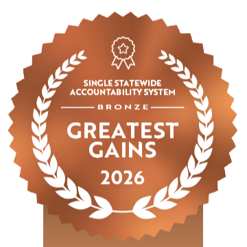 Long County High School has earned the 2025 SSAS Greatest Gains Bronze Award,