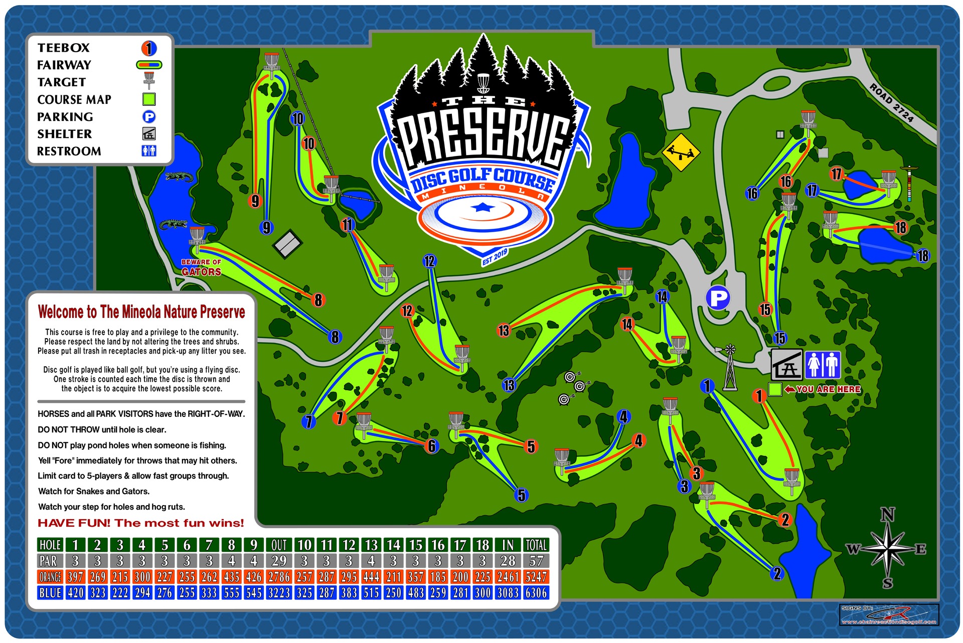 Disc Golf Map