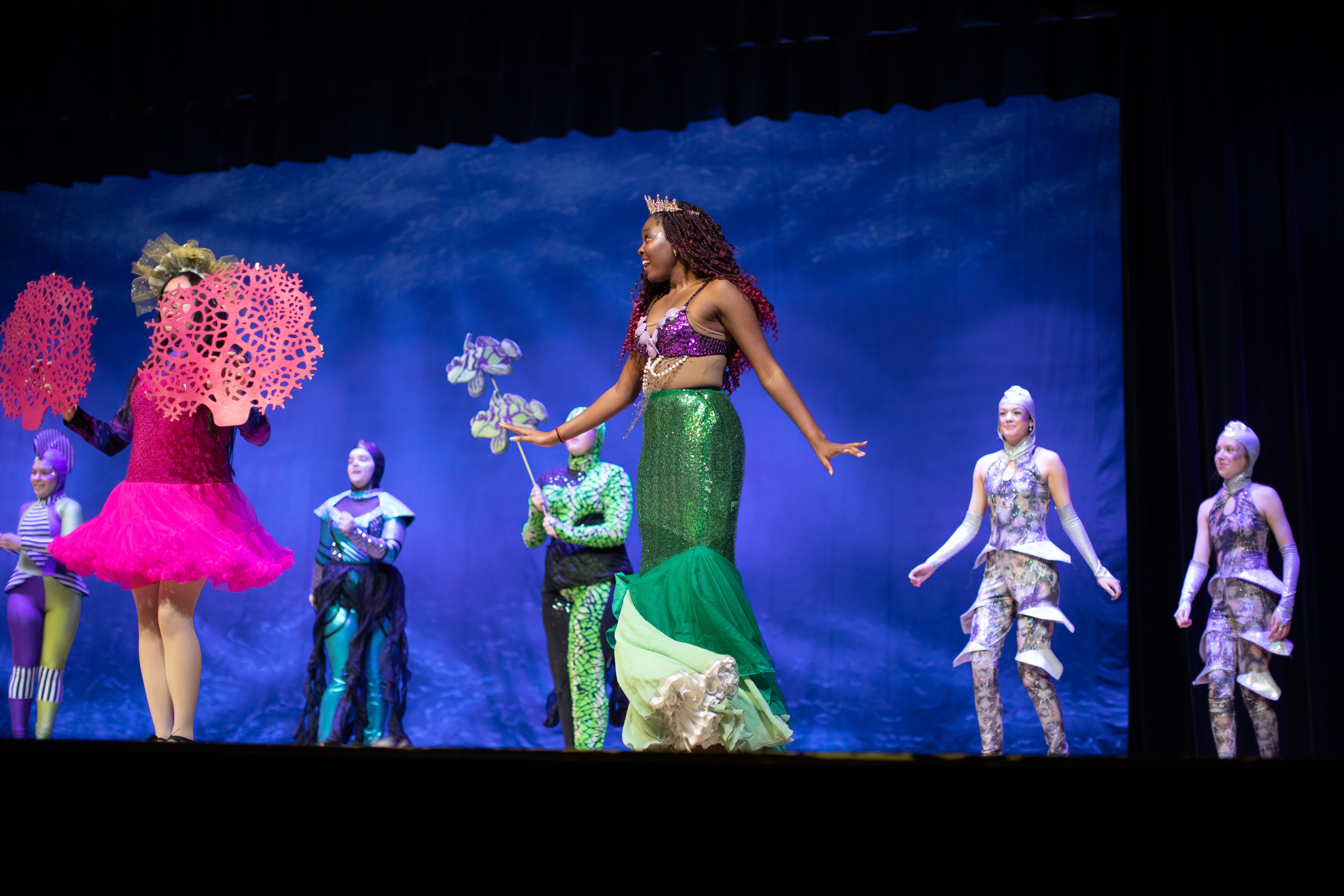 Cast from Little Mermaid Musical