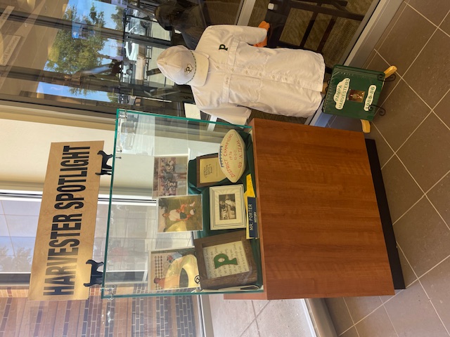Coach Steve Porter Harvester Spotlight Display