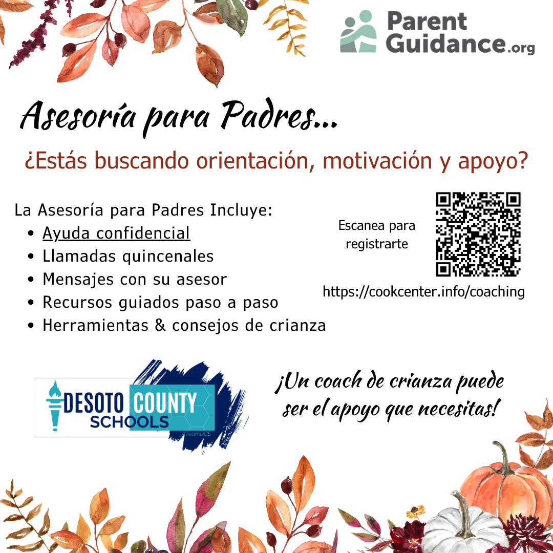 November Parent Coaching Flyer Spanish