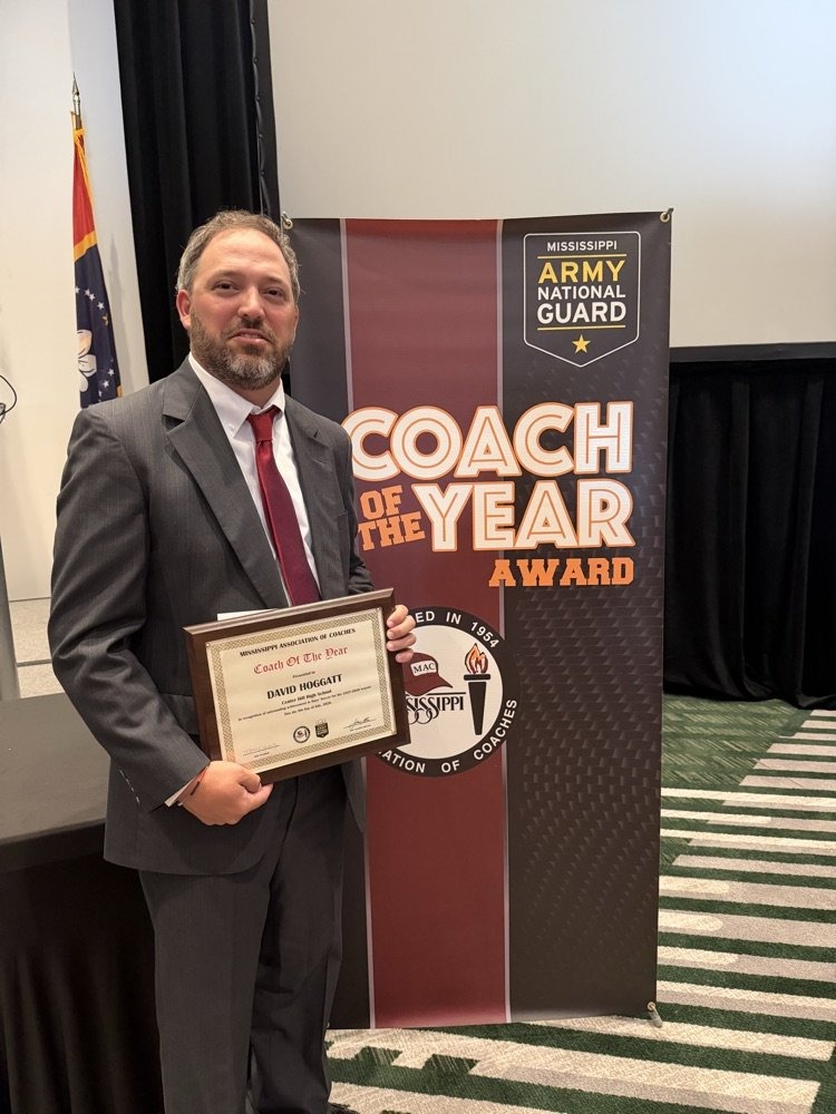A big congratulations to CHHS Coach David Hoggatt, Mississippi Association of Coaches - Soccer Coach of the Year