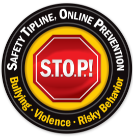 The "STOP" Safety Tip Line Logo