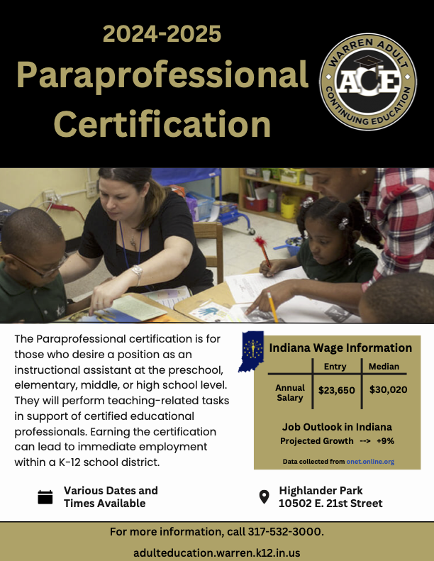 Paraprofessional Educator