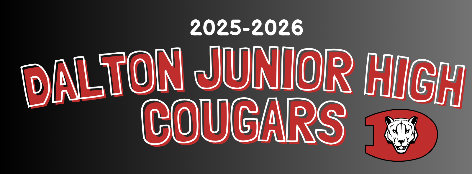 2025-2026 Dalton Junior High Cougars