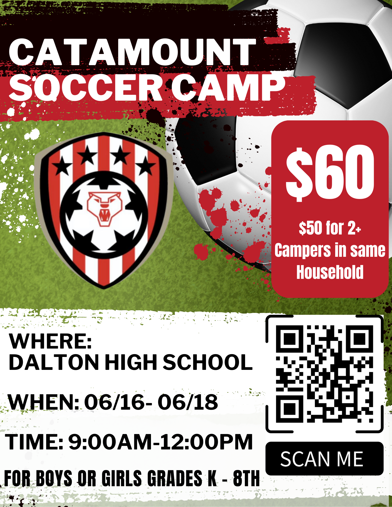DHS Soccer Camp information