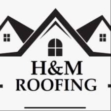 H & M Roofing Company is a sponsor of The Dalton Academy! This is their logo- there are three roofs and their name (H&M Roofing) is listed. 