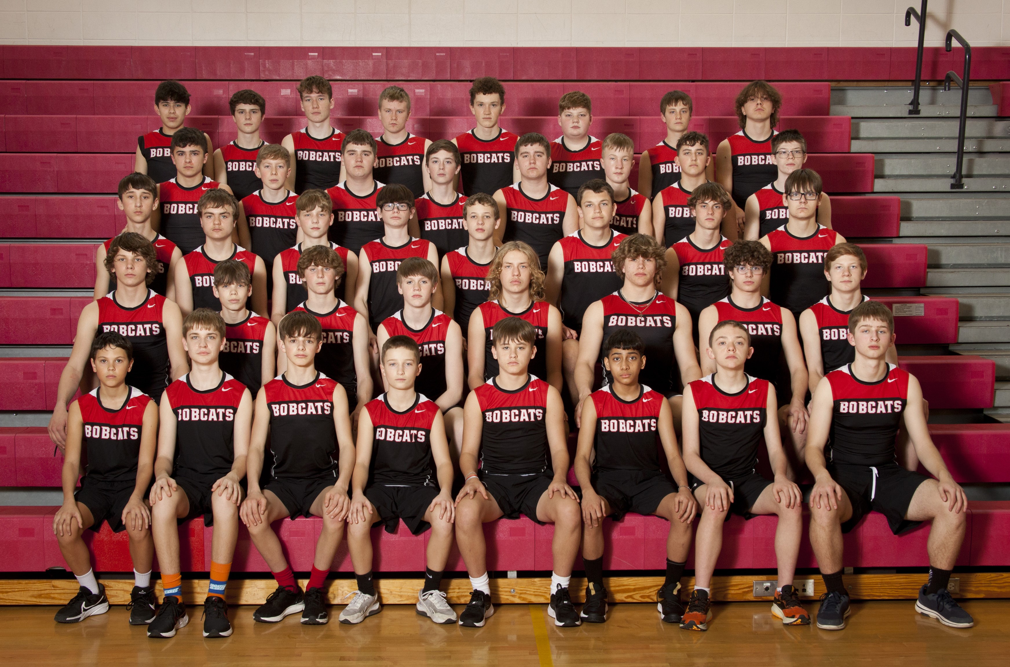 Boys Track Team Group Photo
