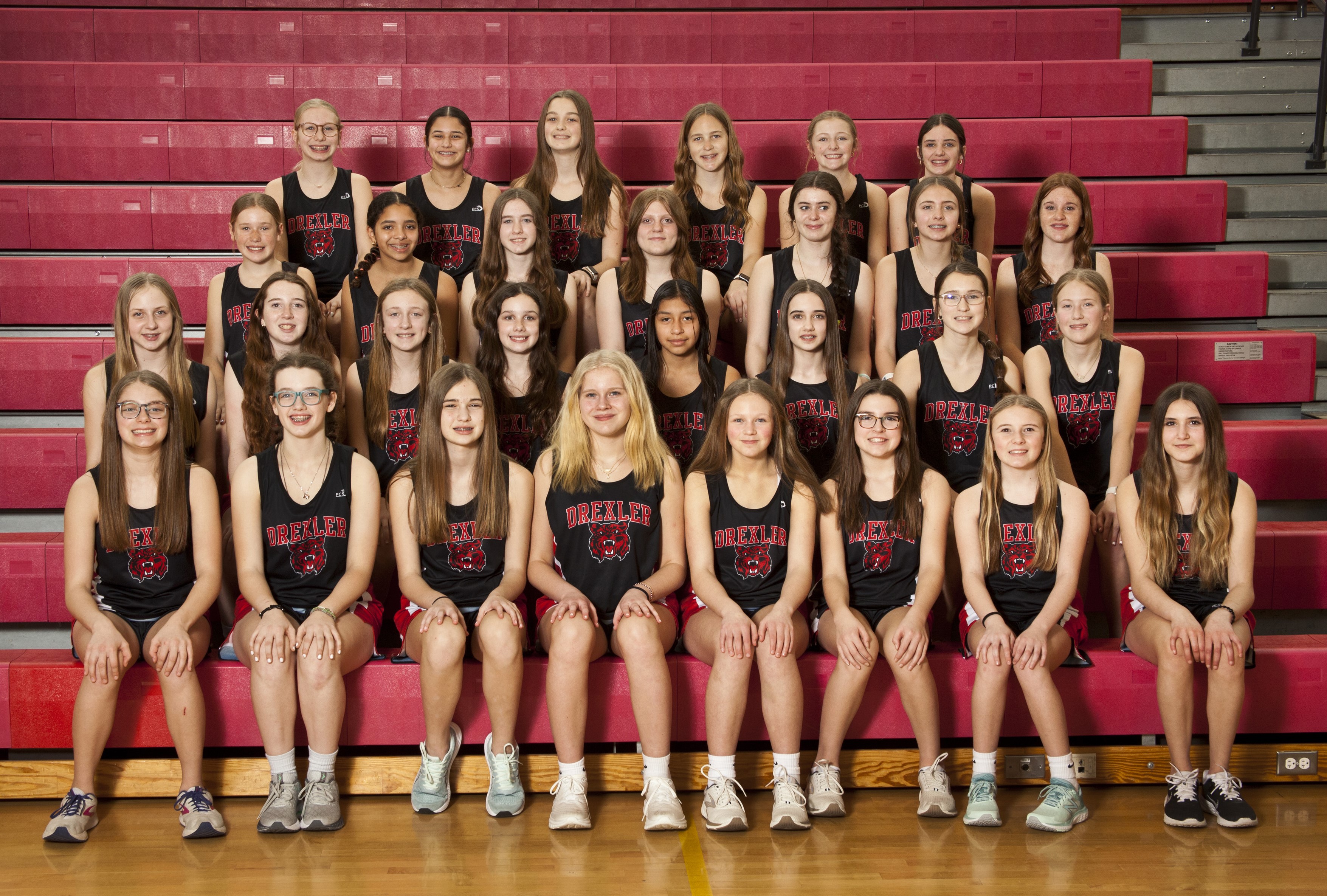 Girls Track Team Photo Group