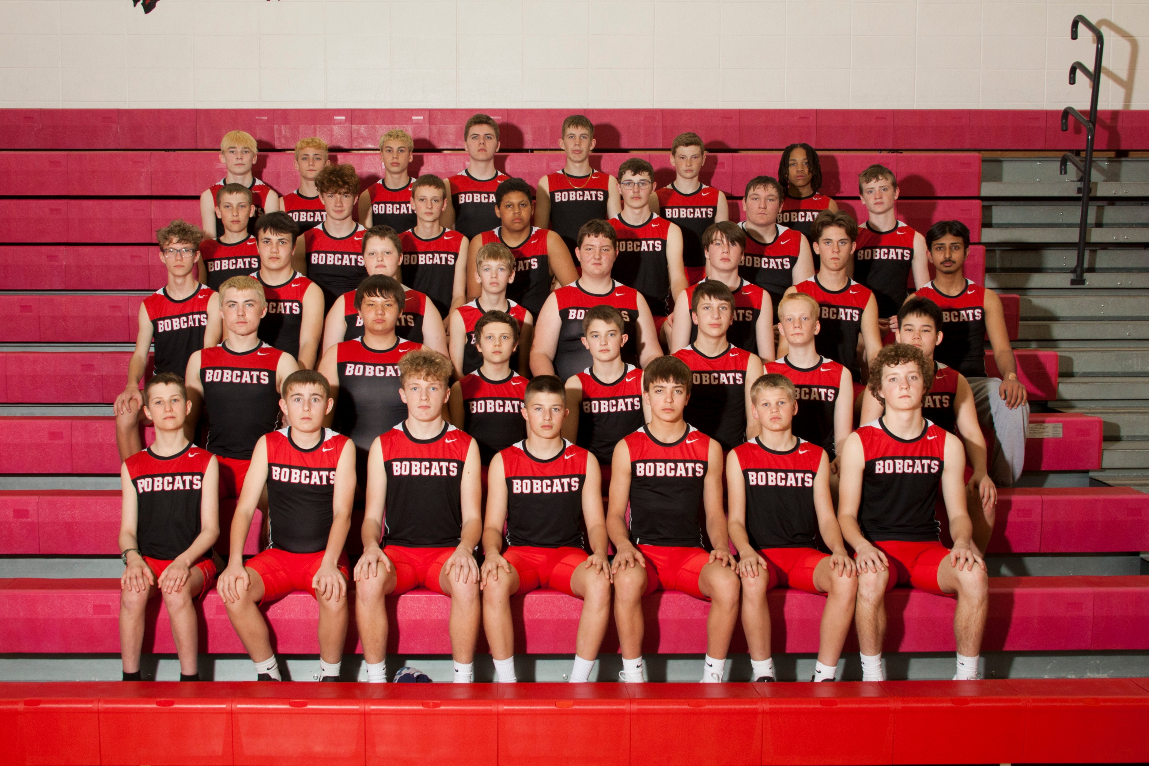 8th Grade Boys Track Team Photo