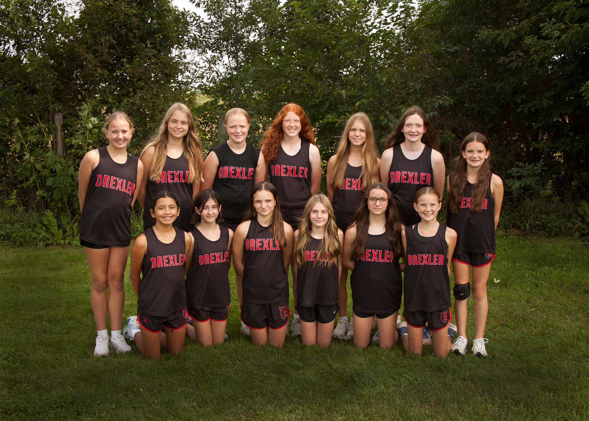 Girls Cross Country team photo 2026