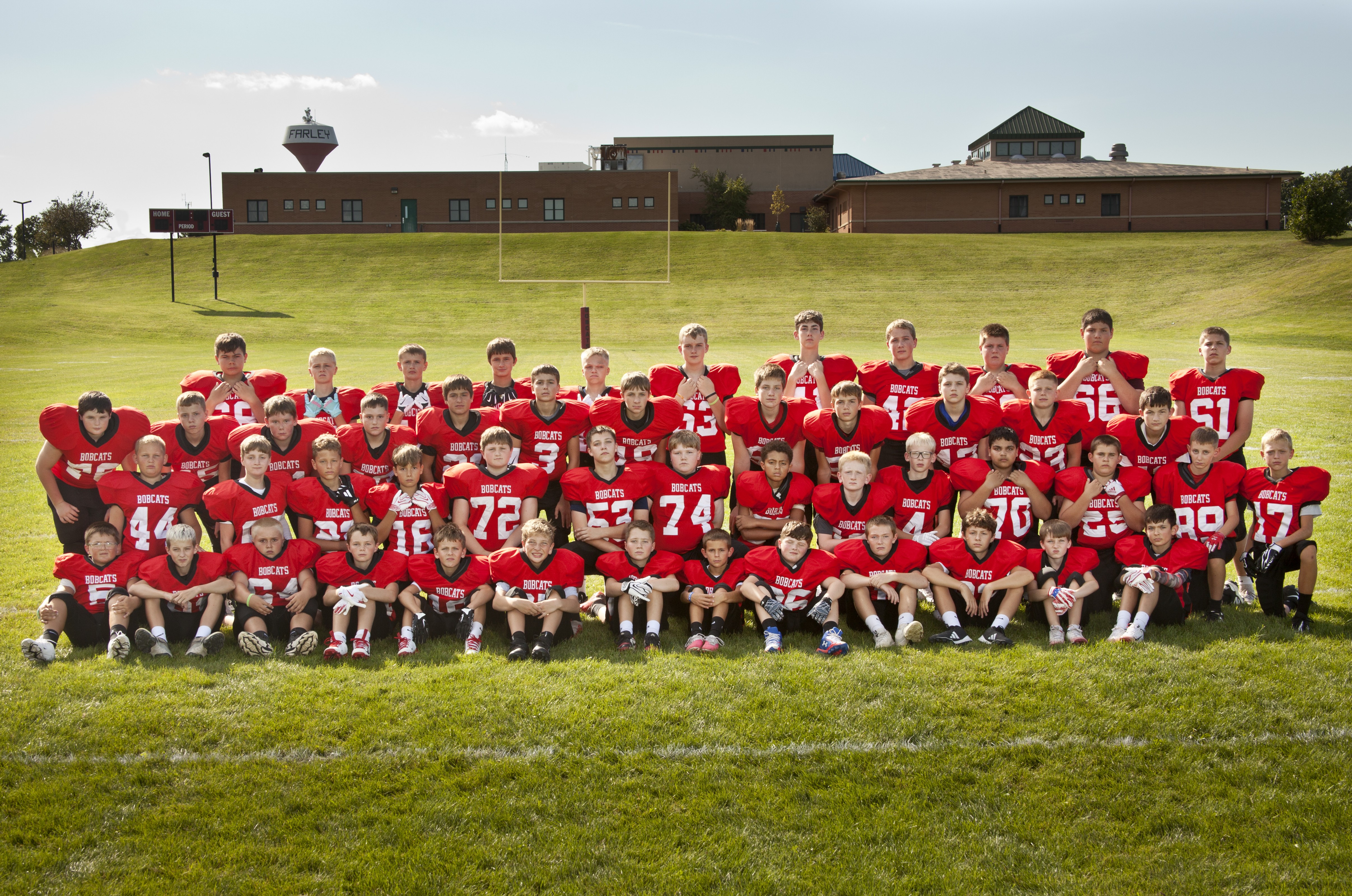 Drexler MS 2026-27 7th Grade Football team photo