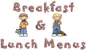 breakfast and lunch menus