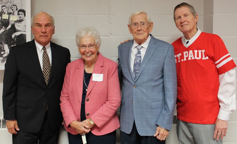 2019 SPH Hall of Fame Class - Chris Amato (Class of 1970), Pat and Jerry Hipp (Honorary Alumni and Class of 1950), Coach Mike Gottfried (Representing 1969 State Championship Team)