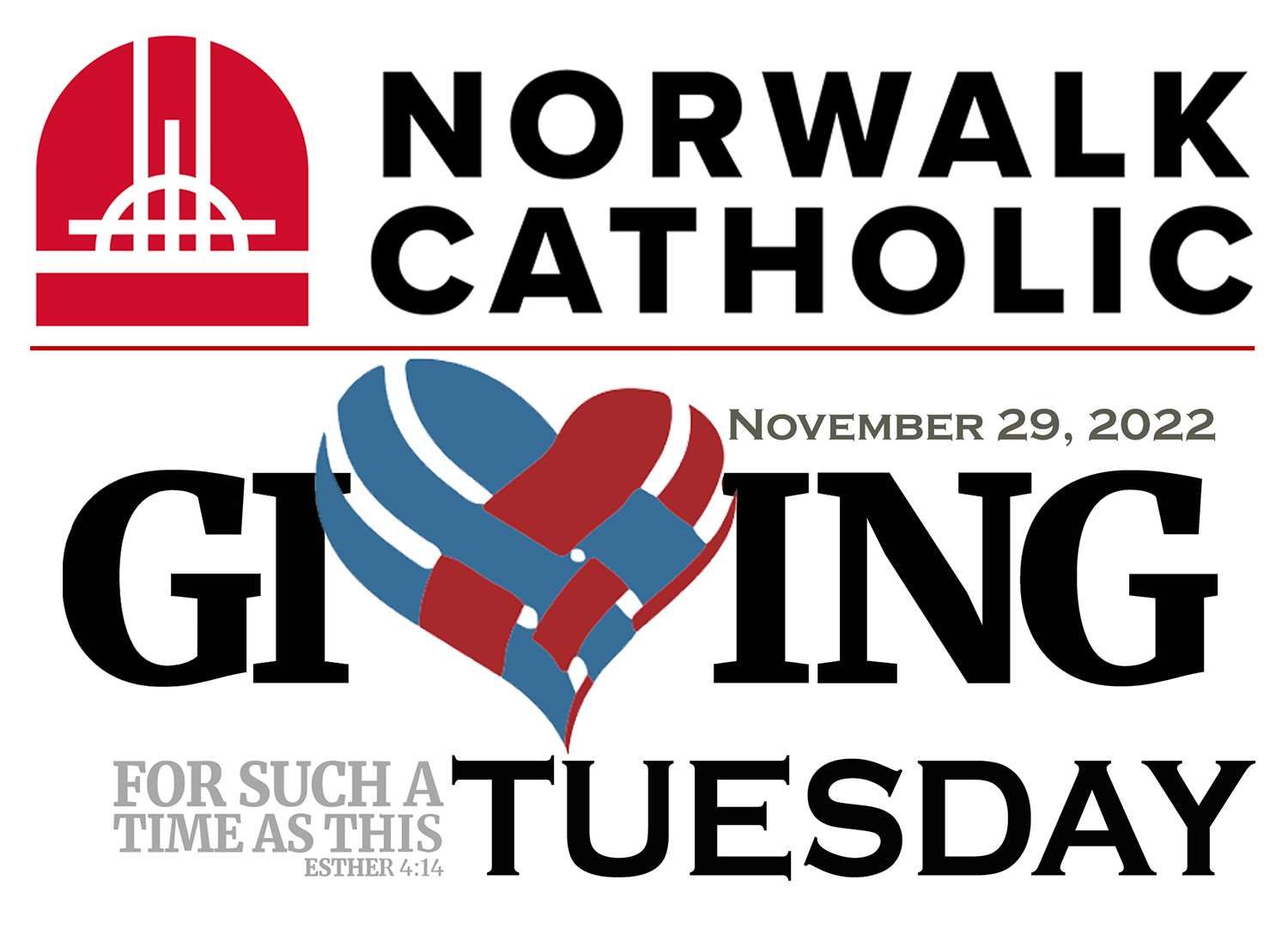 Norwalk Catholic Giving Tuesday Square Logo