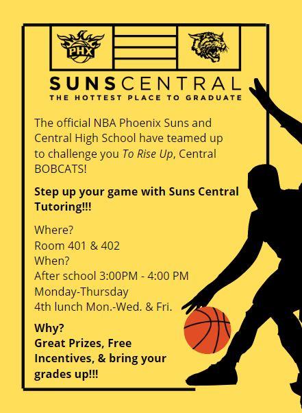 flyer for Suns Central