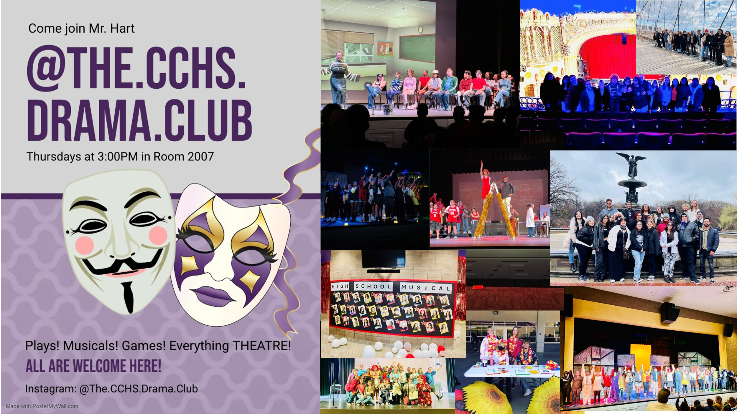Drama Club card