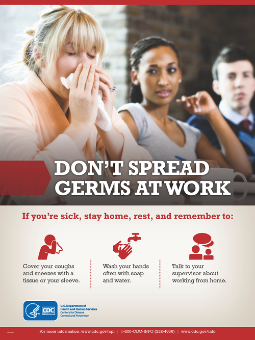 Don't Spread Germs at Work