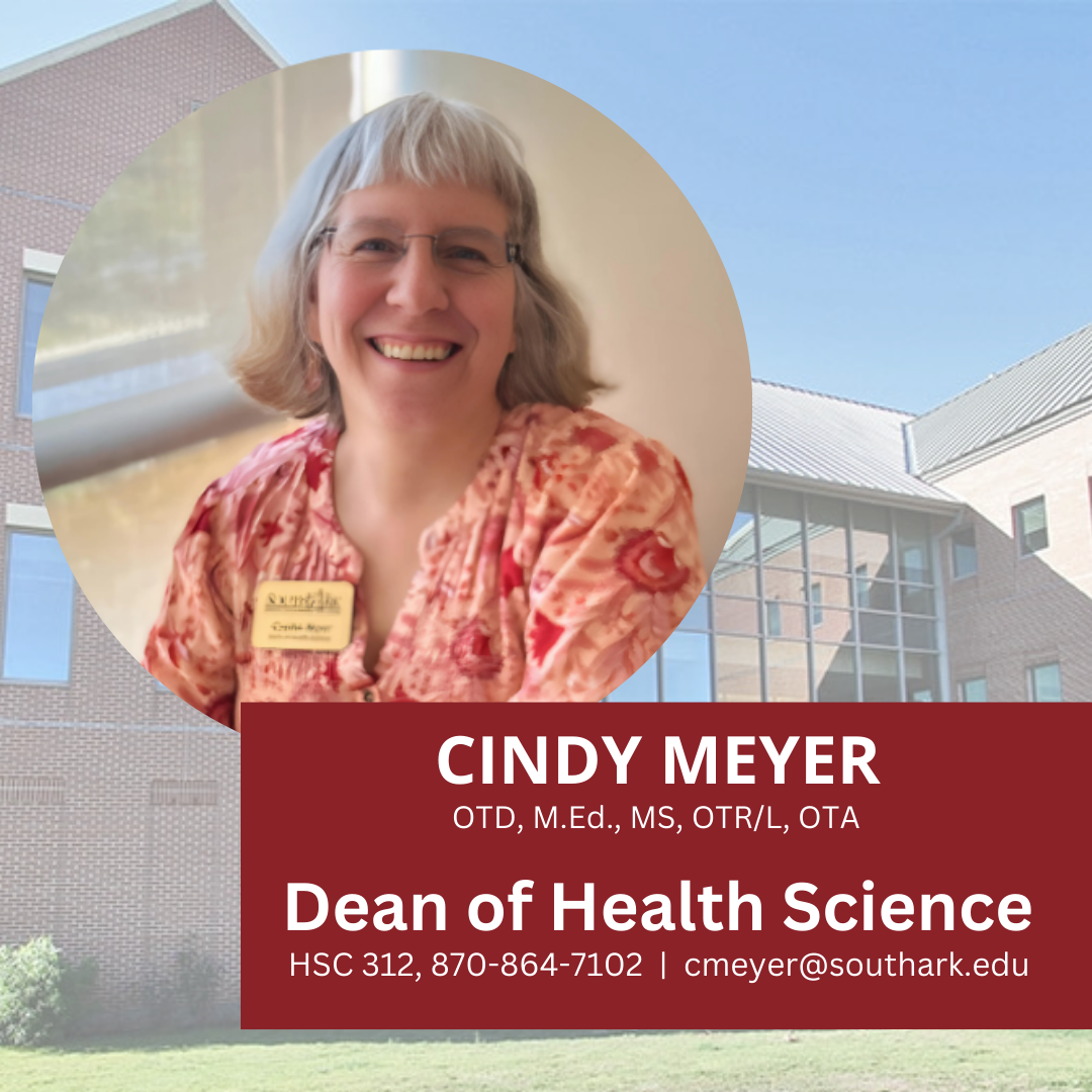 Cindy Meyer- Dean of Health Science