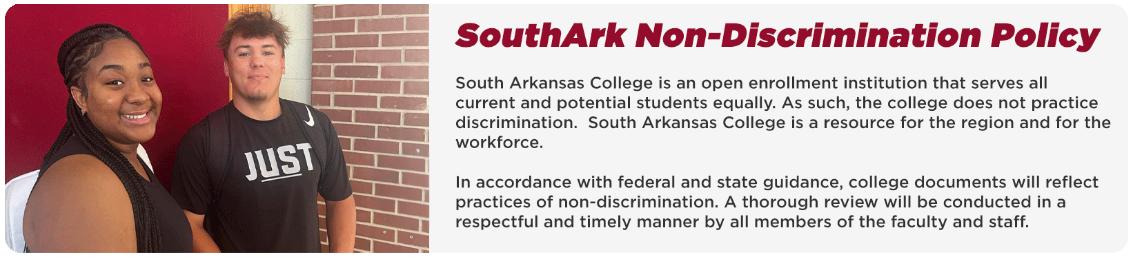 SouthArk's Non-Discrimination Policy