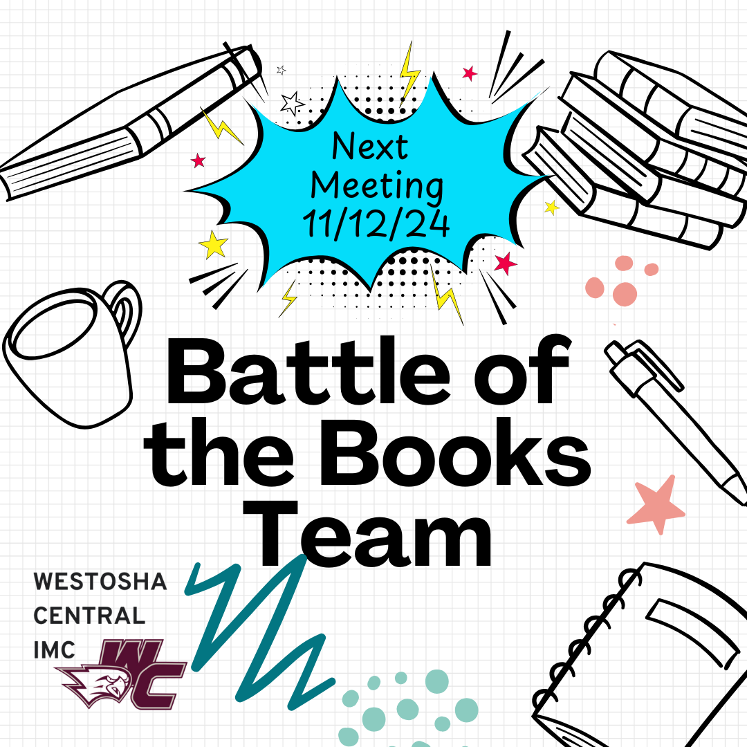 Battle of the Books Next Meeting 11/12/24