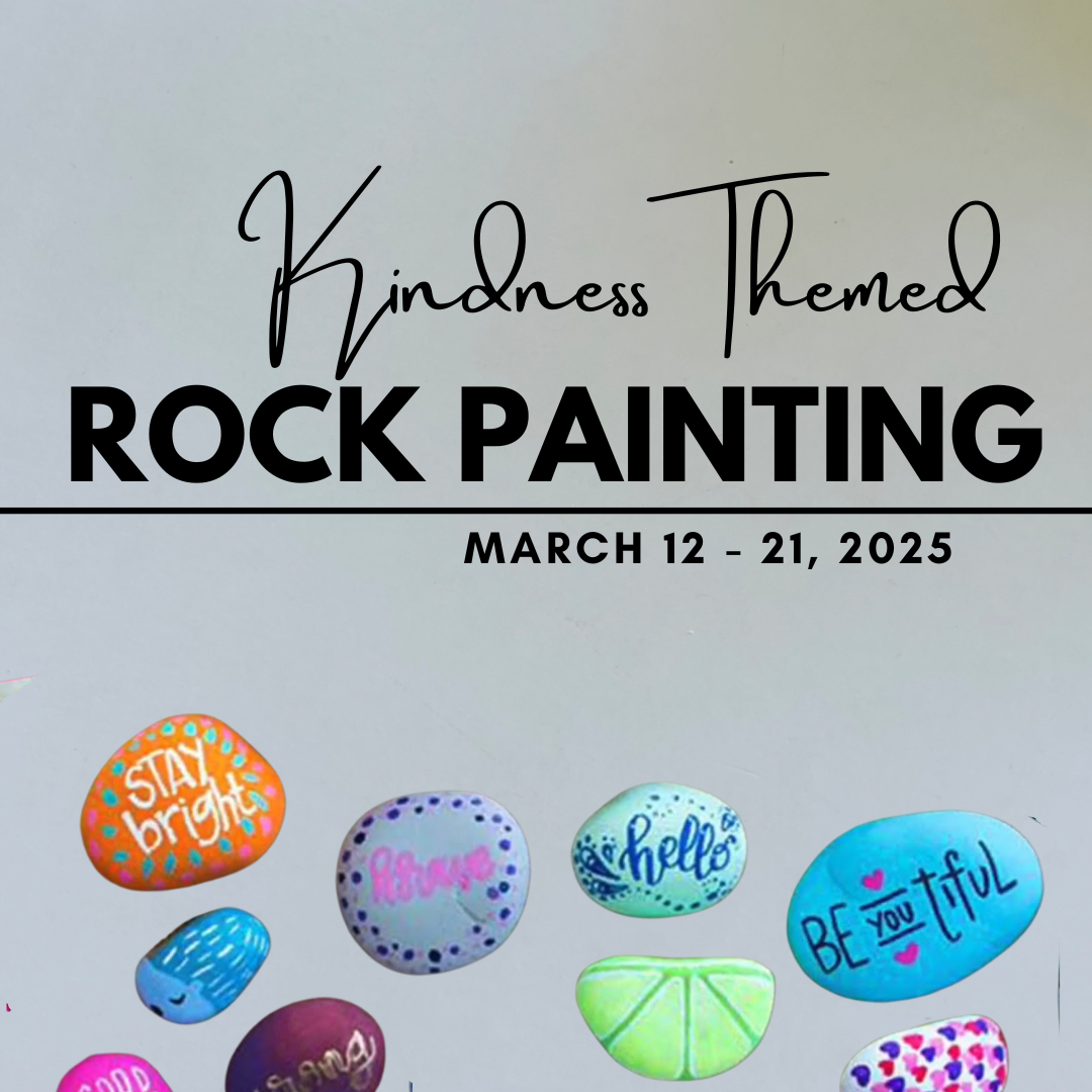 Kindness Themed Rock Painting