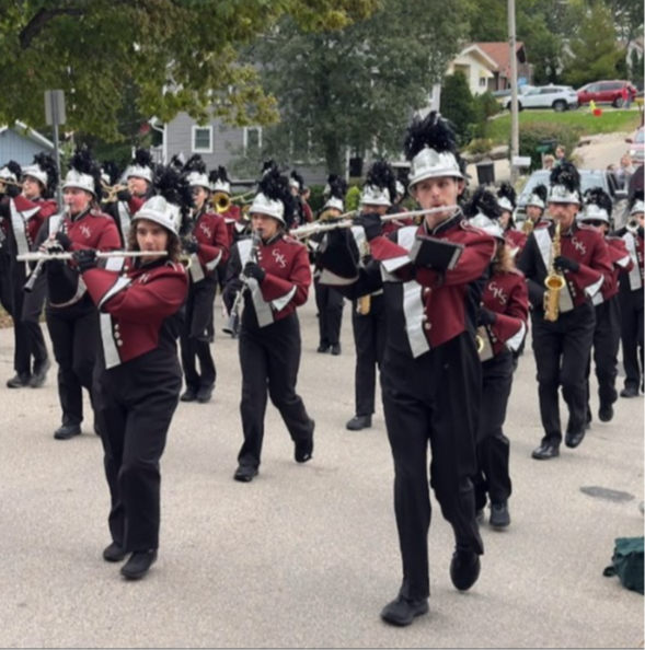 Homecoming Parade tennis float