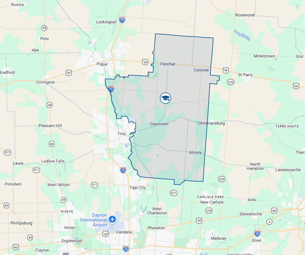 map of Miami East