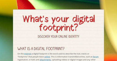 what's your digital footprint?