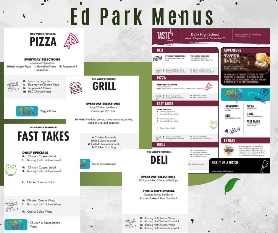DHS/DMS Menus