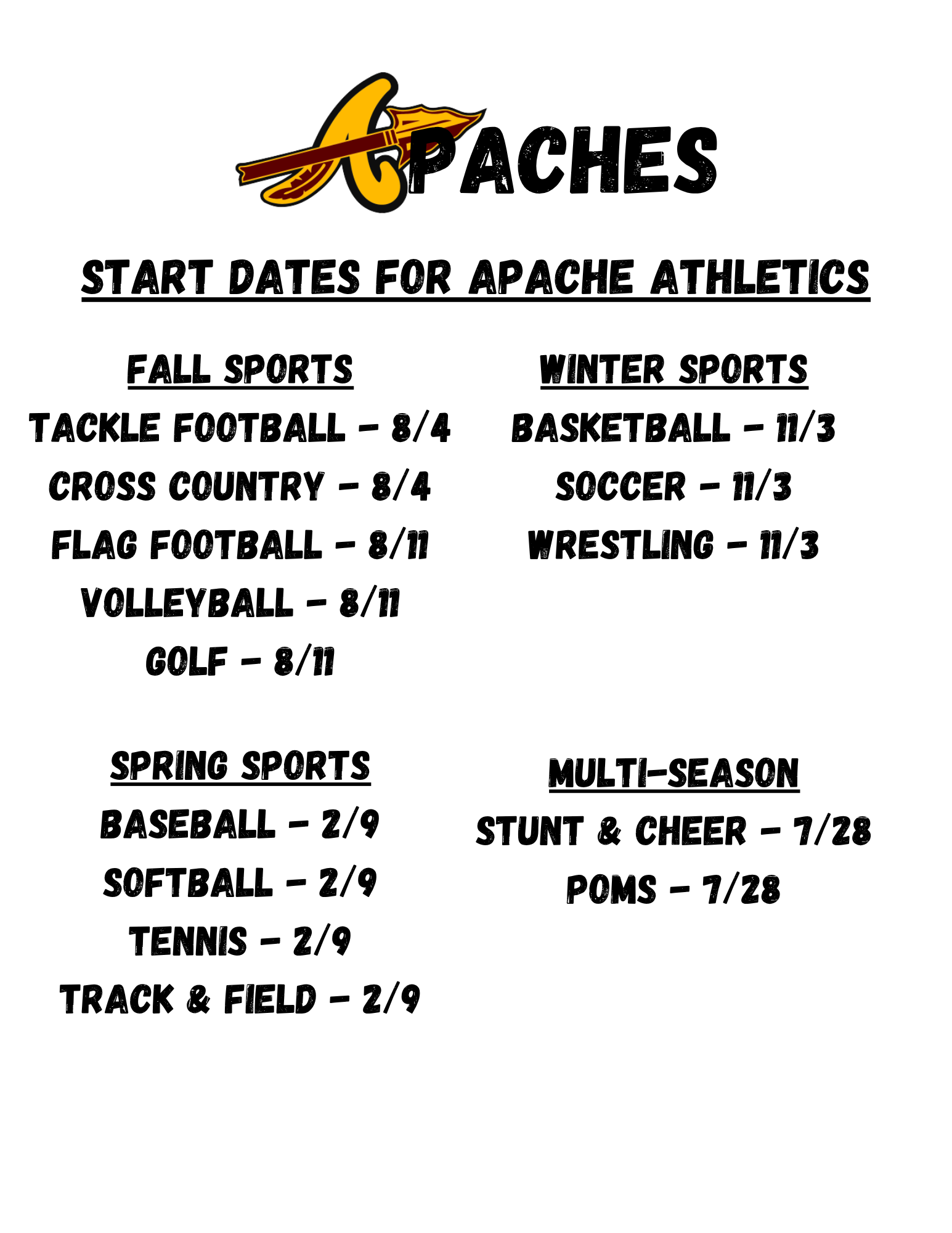 Athletics