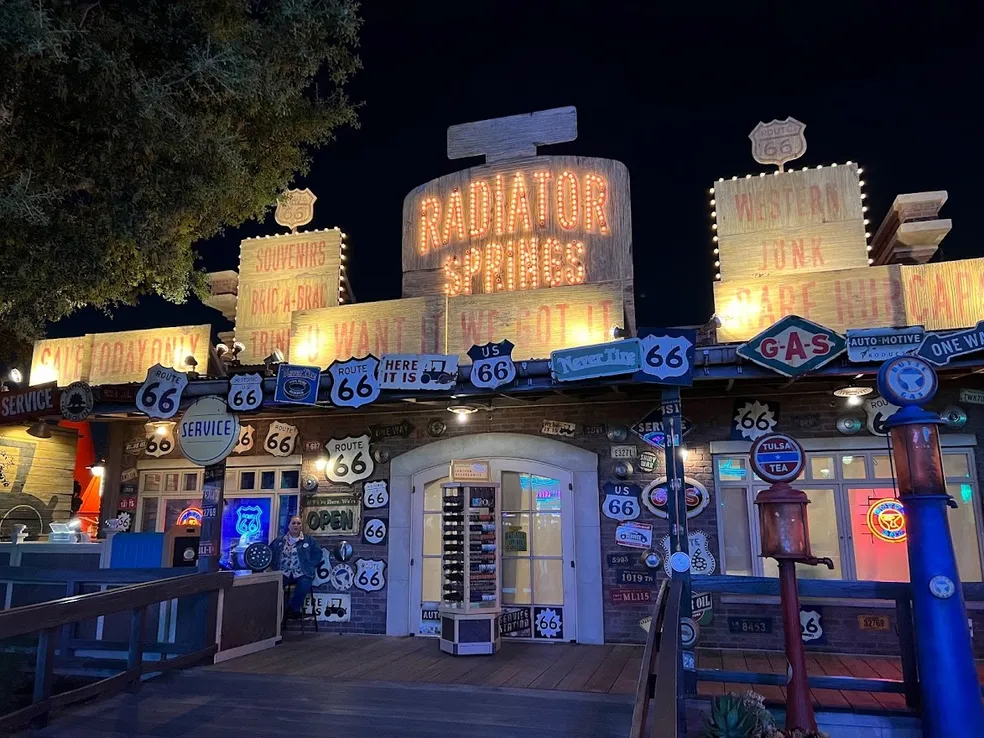 Radiator Springs from the movie cars