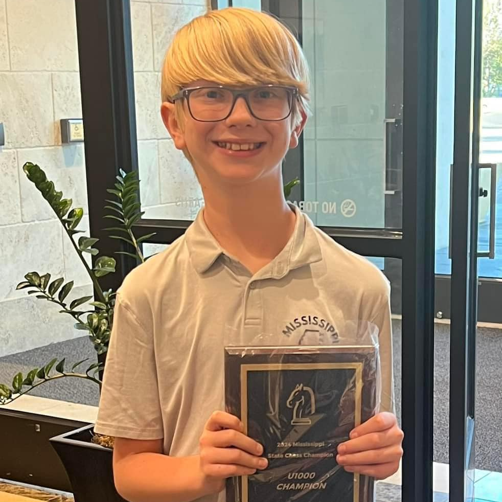 •CONGRATS• Our very own 5th grade Spotlight student, Haslip Williams, won 1st place at the Mississippi State Championship this weekend. We are so very proud of him!! 🎉