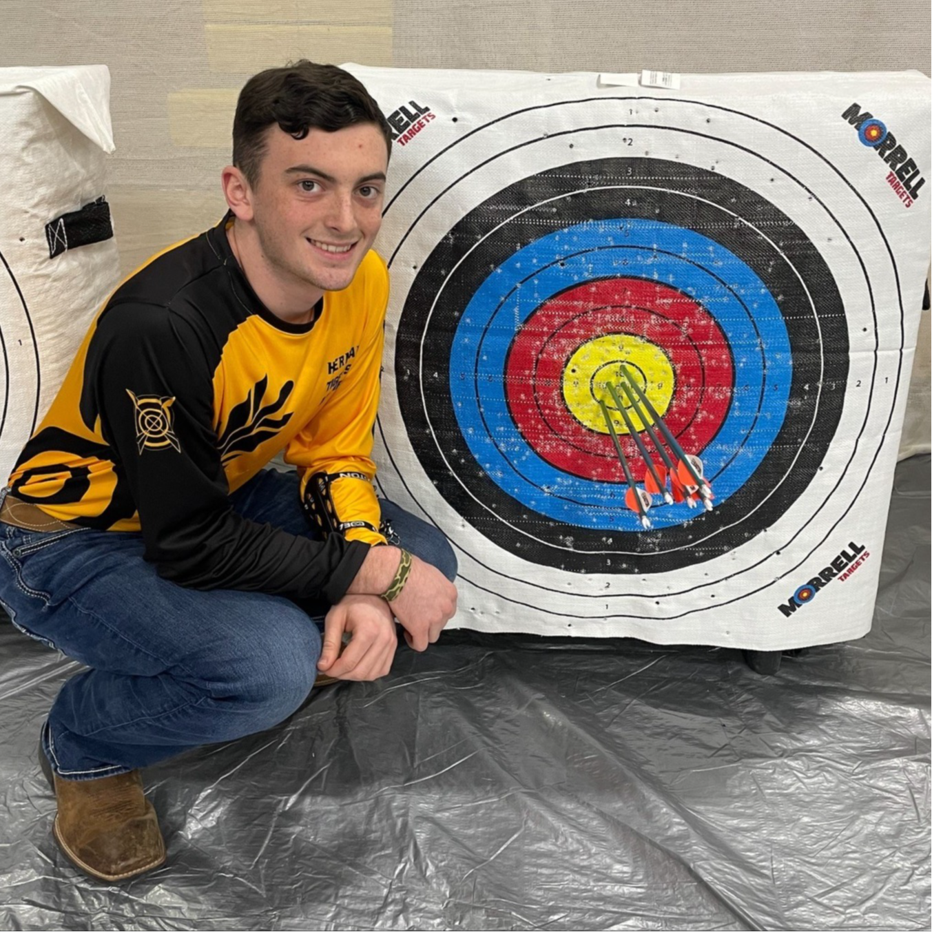 HHS Archery: Aiden Criddle shoots a perfect score - one round