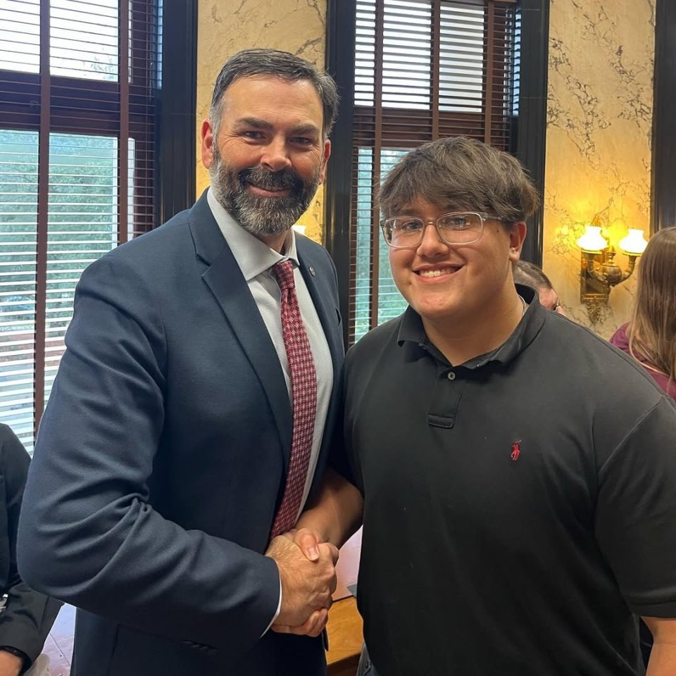 HHS Sr, James Fong and MS Secretary  of State, Michael  Watson