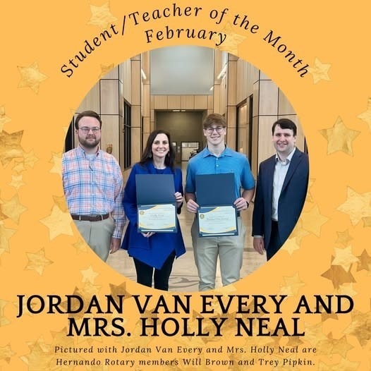 HHS Student/Teacher of the Month - February  2026
