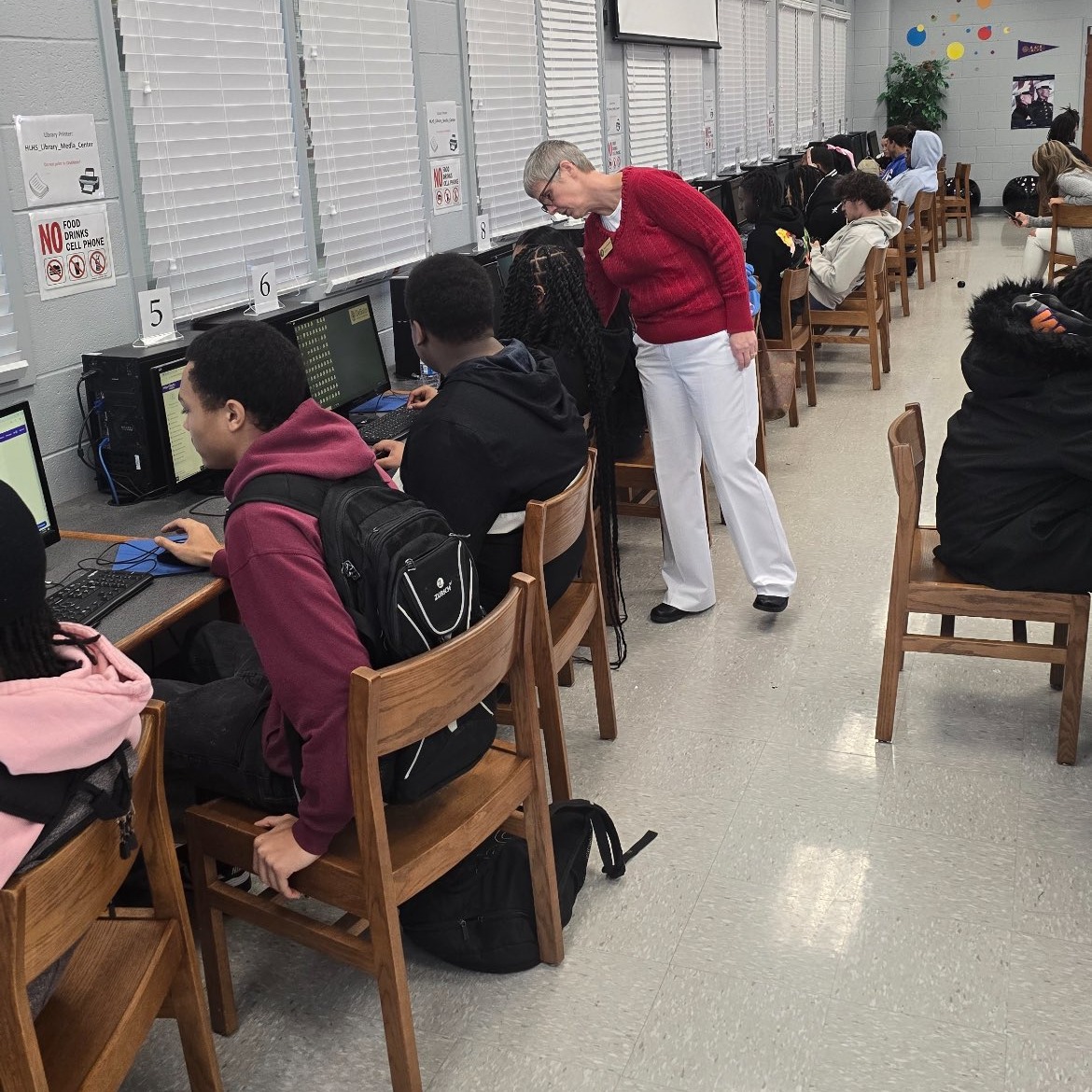 Two of our senior classes met with Career Coaches Robin Henessee and Pat Brady to complete the Micro-Creditial Vitual Equiette course. They received certification of completion. -#famiHLy 🦅 #TeamDCS