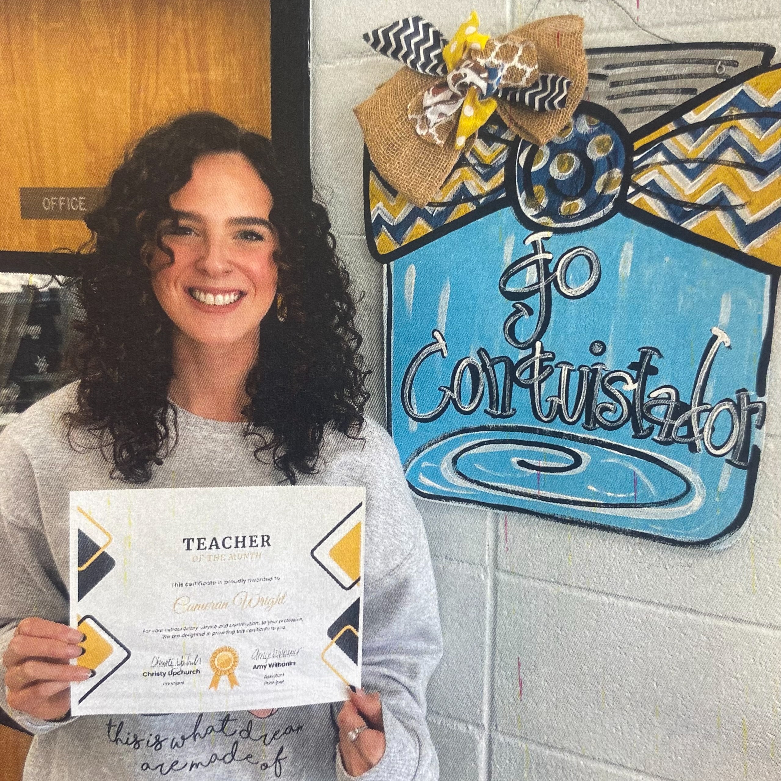 December Teacher of the month