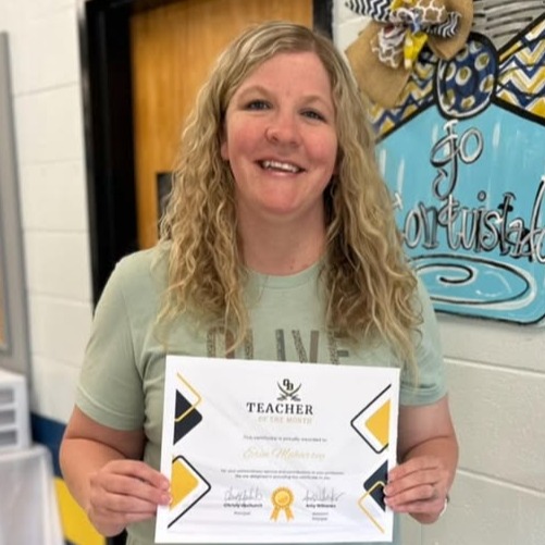 April Teacher of the Month