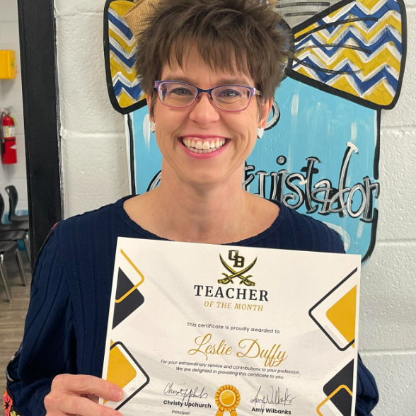 October Teacher of the Month