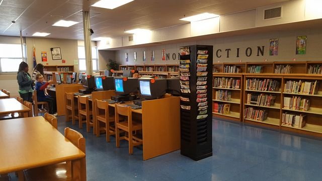 Computer lab in the library