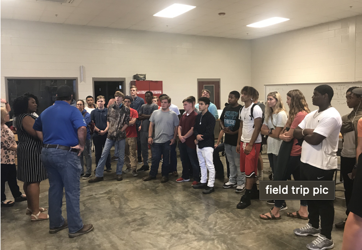 Teachers instructing students
