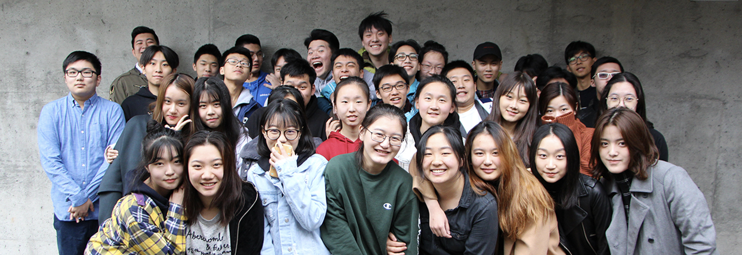 Group of International students smiling